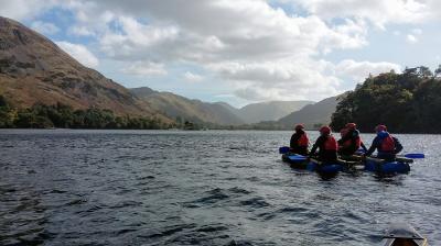 Raft Building on Ullswater